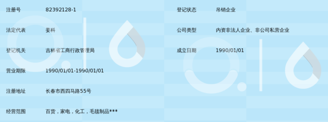 吉林省地方产品经营公司汇自商场